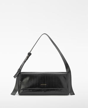 Ori&oacute;n eel-embossed shoulder bag