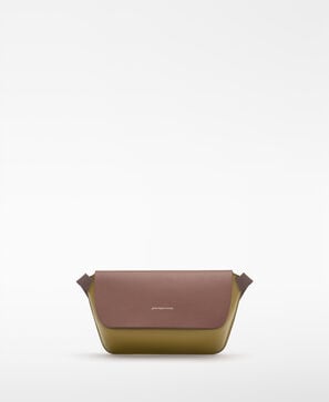 Dorna leather tricolor fanny pack
