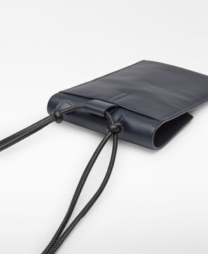 Two-tone leather mobile phone holder man