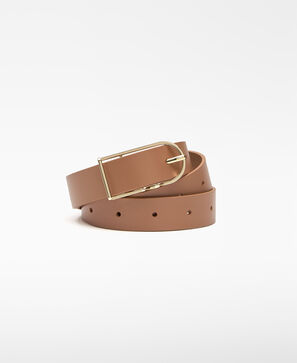 Leather belt woman