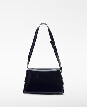Mica patent shoulder bag woman