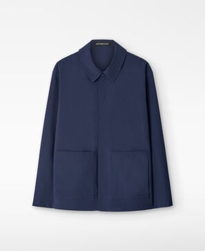 Jacke technischer Stoff Reverskragen Herren