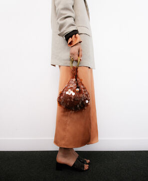 Sac &agrave; main cocktail &agrave; paillettes