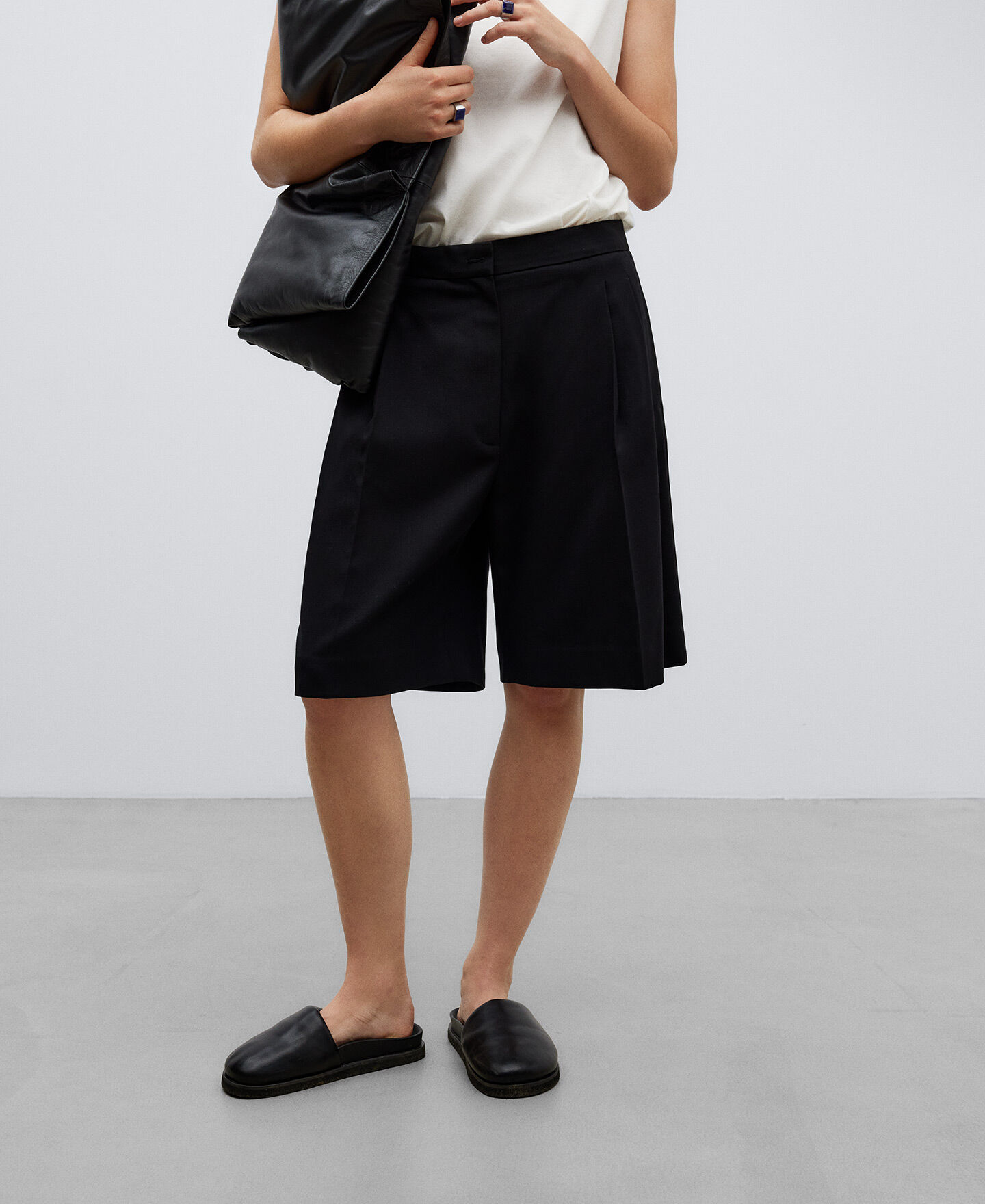 Bermudas negras mujer online