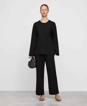 Straight tailored trousers