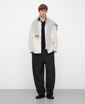 Pólo em piqué de algodão orgânico homem