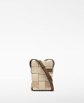 Mala a tiracolo Horizonte em algodão para mulher