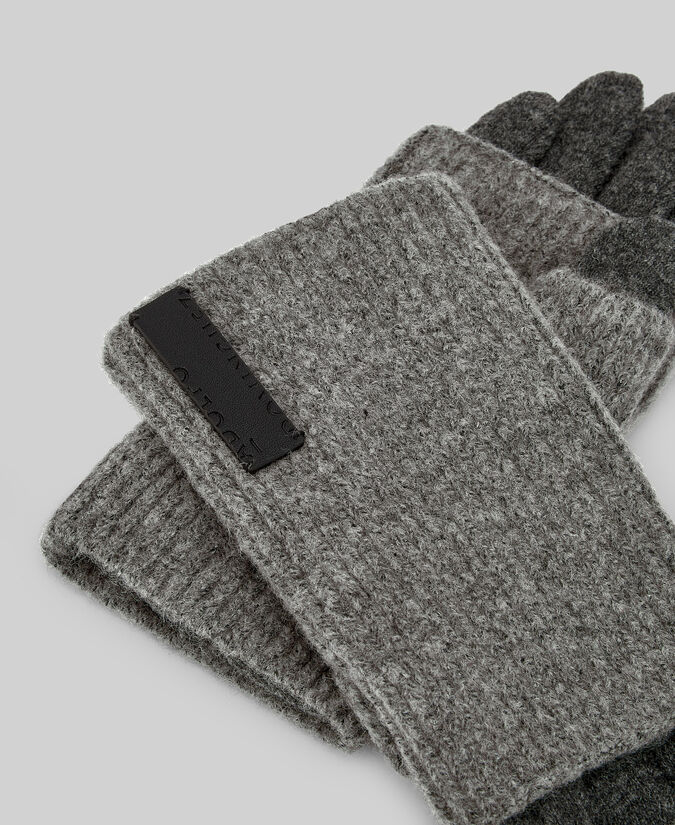 Adolfo dominguez Guante doble capa punto mujer