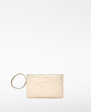 Clutch Ori&oacute;n piel lavada