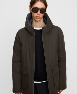 Abrigo acolchado reversible