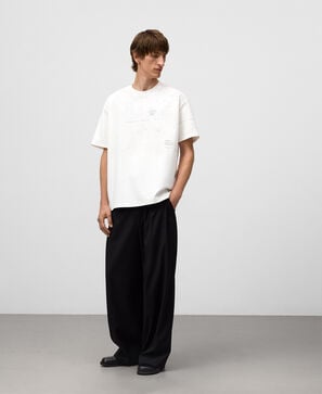 Camiseta estampado mapa hombre