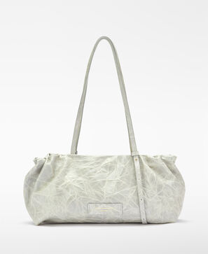 Doce crackled leather maxi shoulder bag