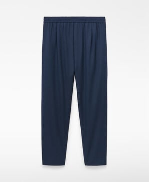 Pleated jogger trousers
