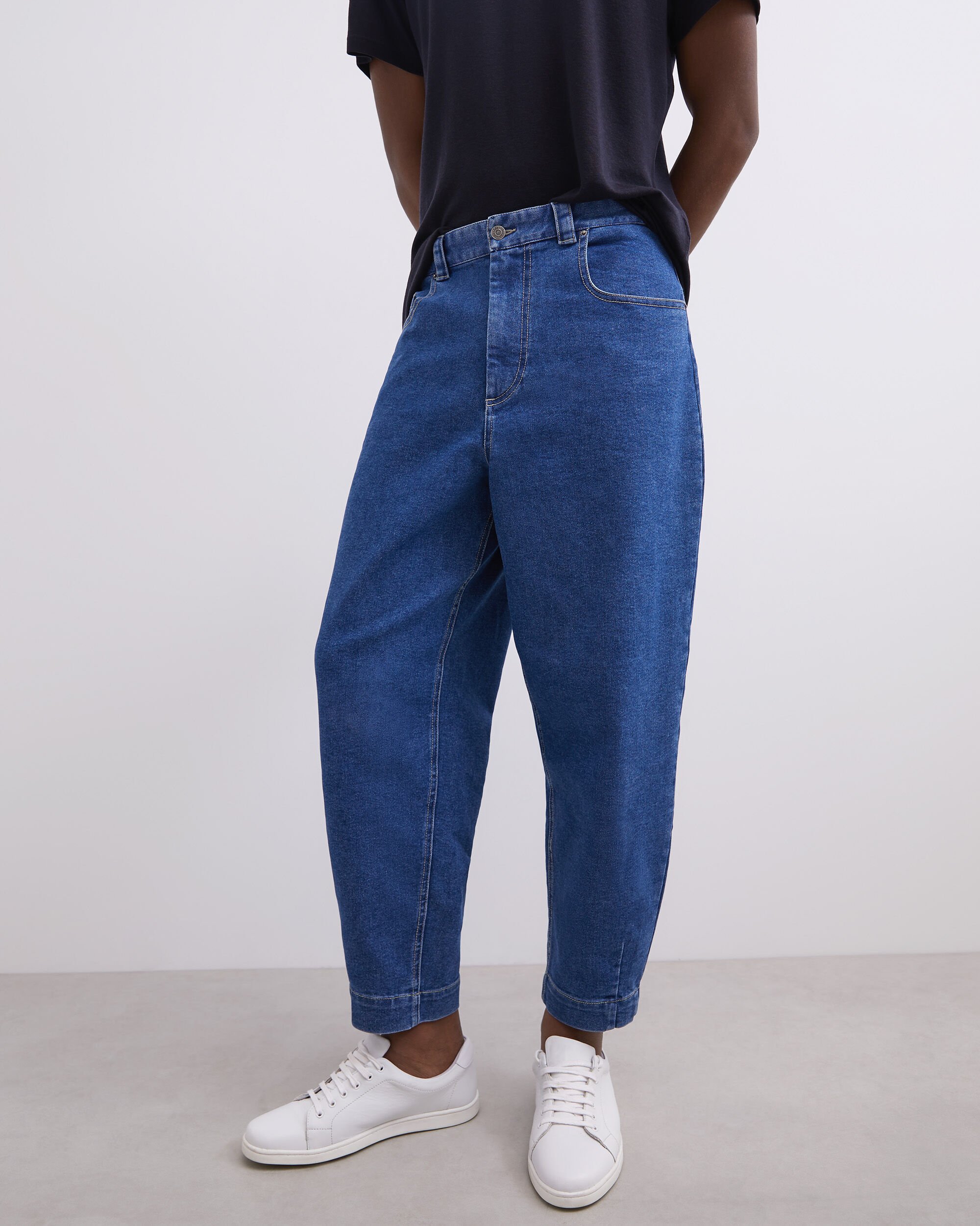 Jeans balloon fit hombre clearance