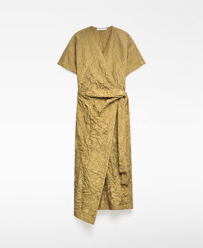 Midi wrap dress woman
