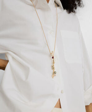 Pearl and ceramic necklace