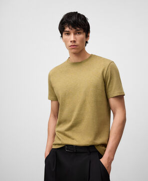 Regular fit heather T-shirt man