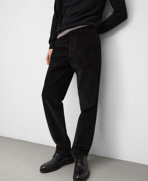 Regular fit corduroy chino trousers man