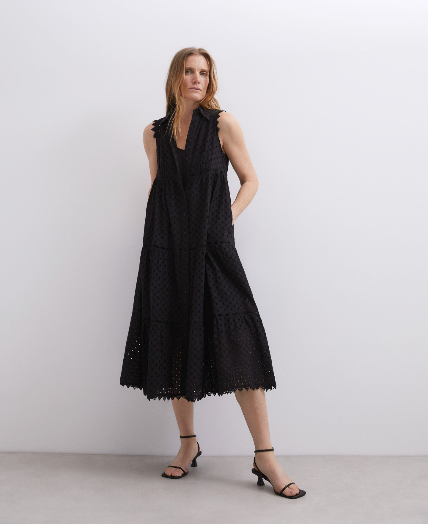 現金特価 流行先取り ブラック ａライン ロング 長袖 ワンピース ロック モノクロ 新規購入 Stie Darunnajah Ac Id