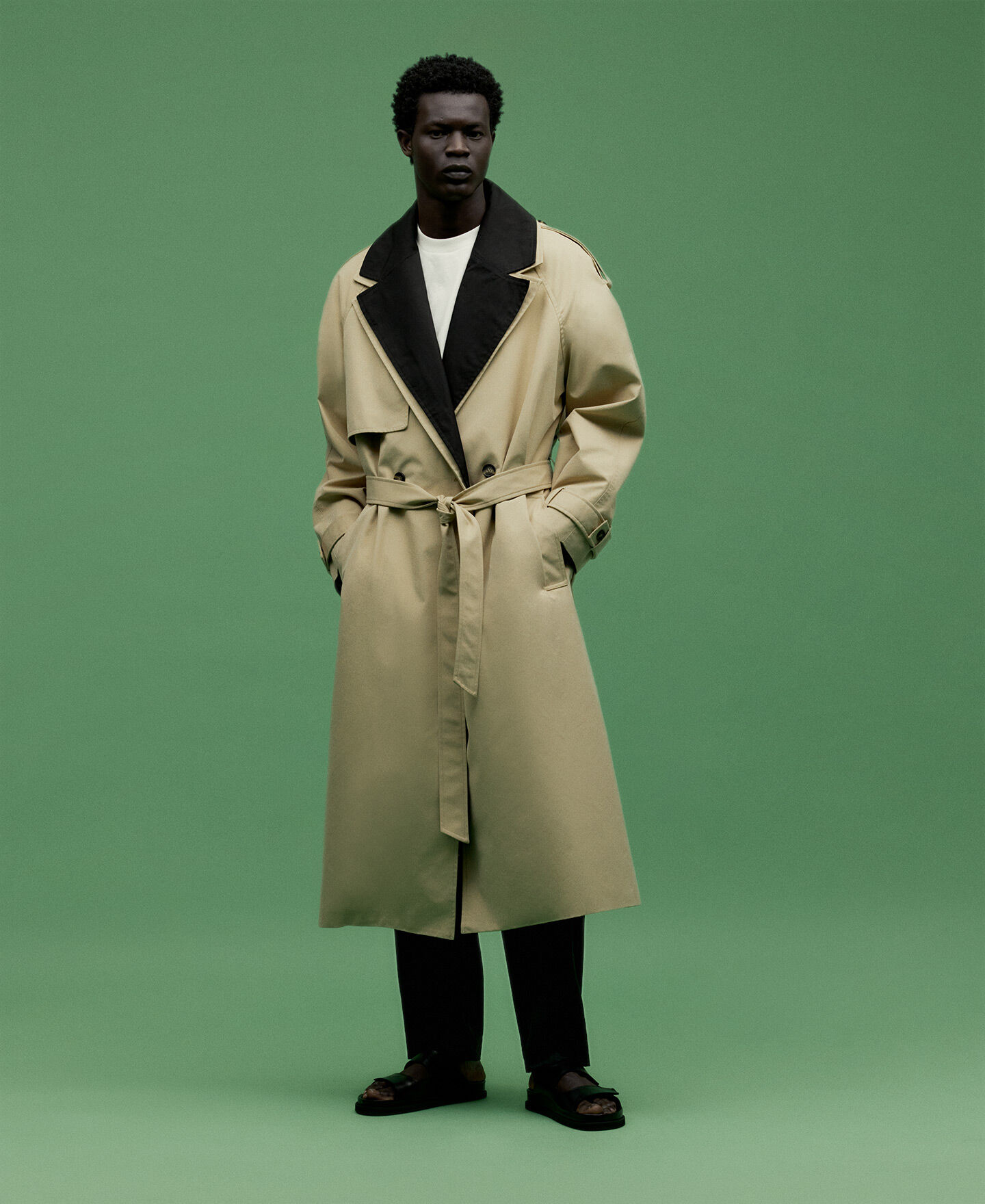 Trench oversize homme top
