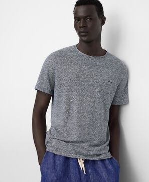 European linen heathered T-shirt