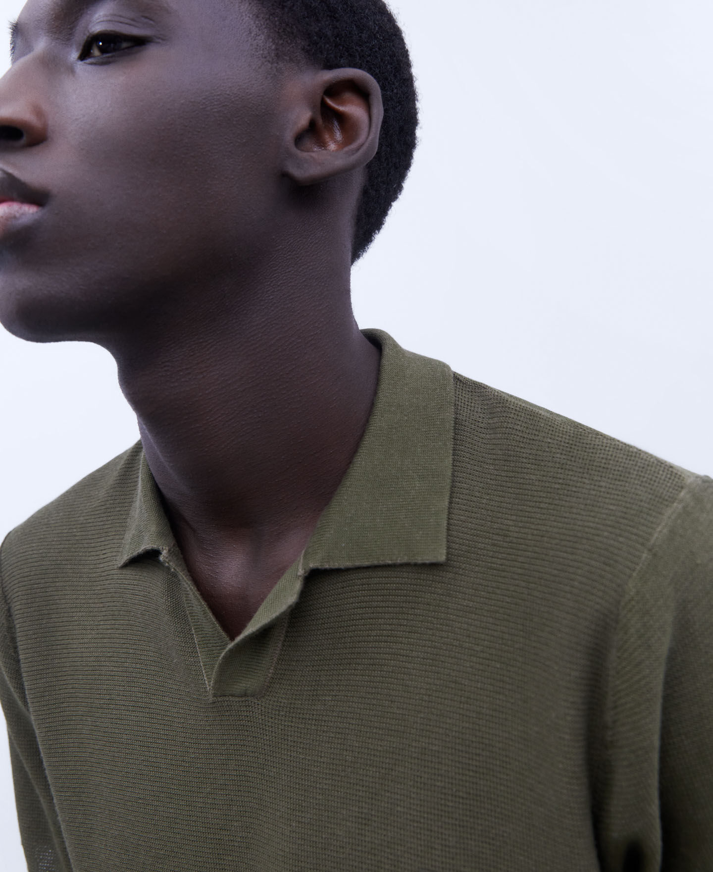 Cos cotton deals knit polo