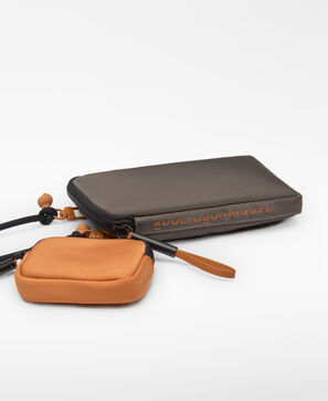 Nylon two-tone mobile phone holder woman