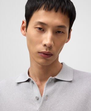 Polo punto estructura regular fit hombre