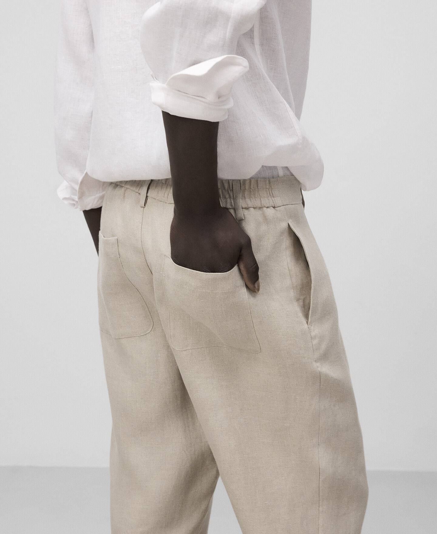 パンツ Tagliatore P-Adima Pants In Cream Linen リネンパンツ | レディースファッション通販 – ANIECA
