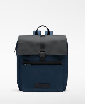 Nylon compact backpack man