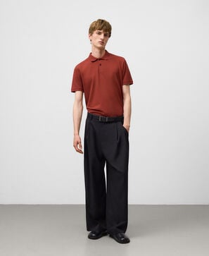 Polo piqué algodón orgánico hombre