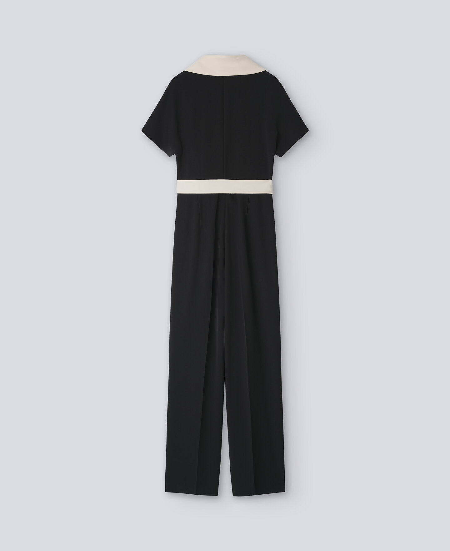 Girls black outlet and white jumpsuit