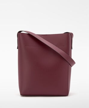 Mica leather hobo bag