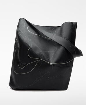Unstructured maxi shopper bag man