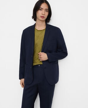 Linen tailored trousers