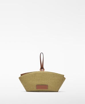 Mini bolso Eclipse textura rafia