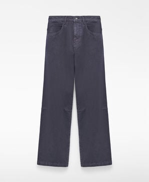 Pantal&oacute;n pierna ancha denim algod&oacute;n