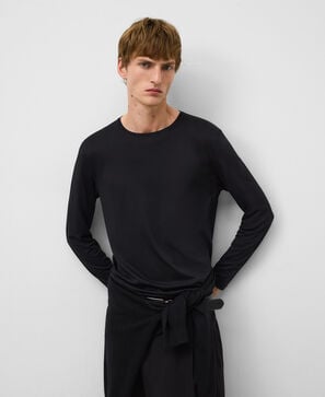 Regular fit long sleeve T-shirt man