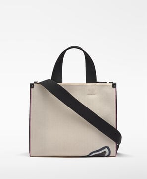 Bolso cuadrado punto bordado