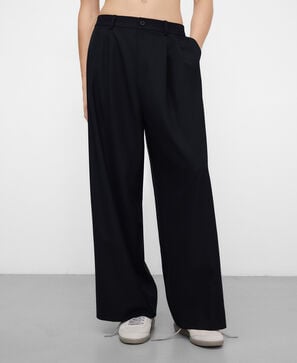 Relaxed fit trousers with sash man