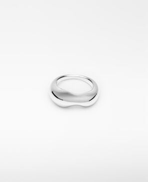Bague métallique irrégulière pour femme