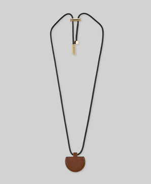 Resin piece necklace woman