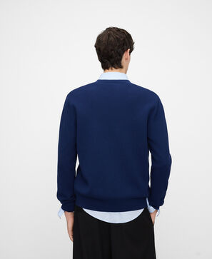 Organic cotton knit cardigan