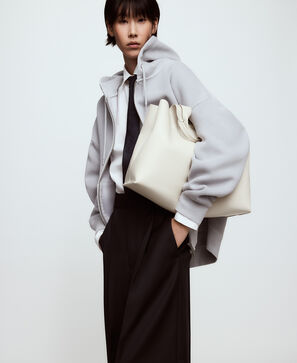 Mica horizontal shopper bag