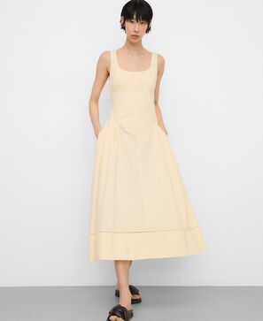 Vestido tirantes cintura entallada