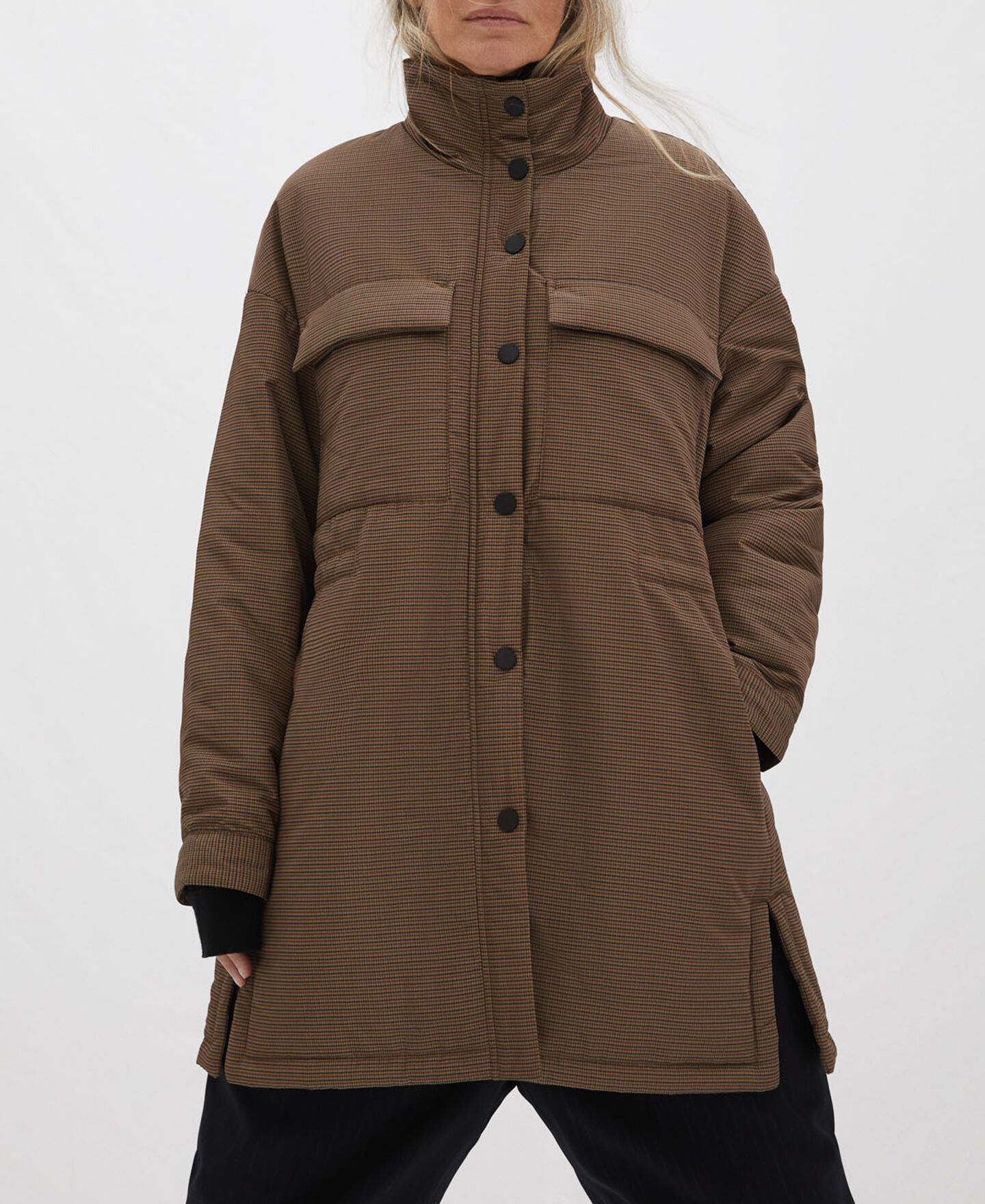 tweed quilted jacket