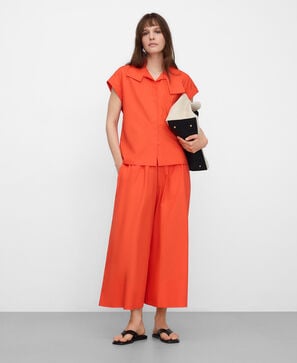 Pantal&oacute;n culotte pierna ancha