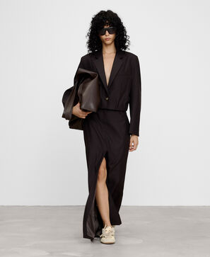 Tailored long skirt