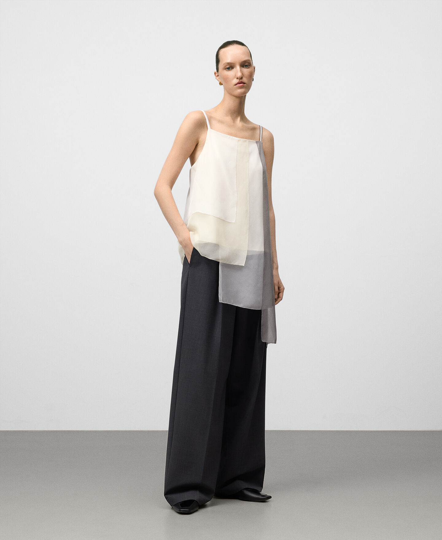 Adolfo Domínguez White オーバーオール size 36 Women´s Shirts Collection | Adolfo Domínguez | AD México