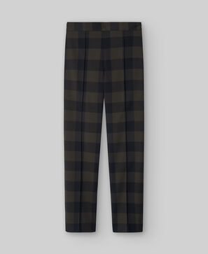 Pantal&oacute;n cuadros mujer